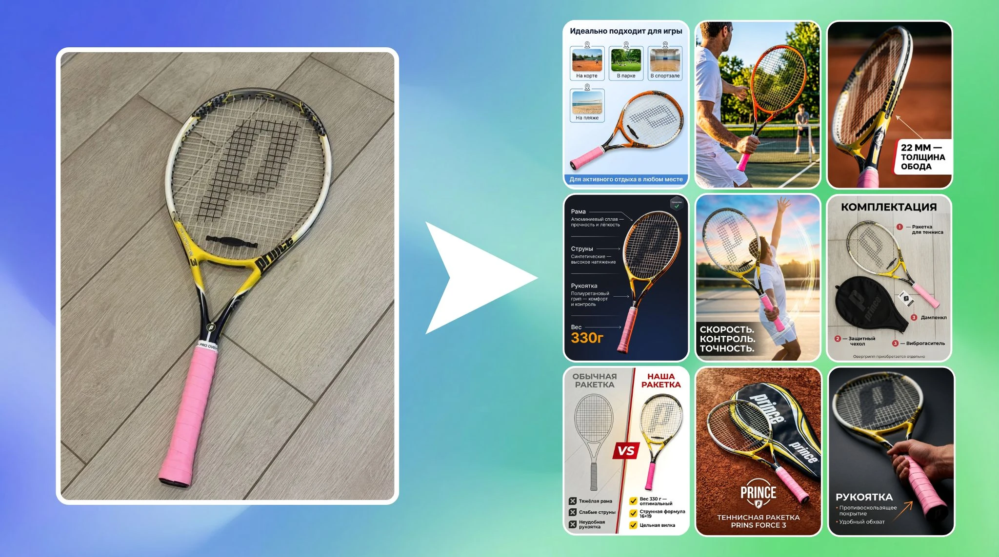 Пример карточки