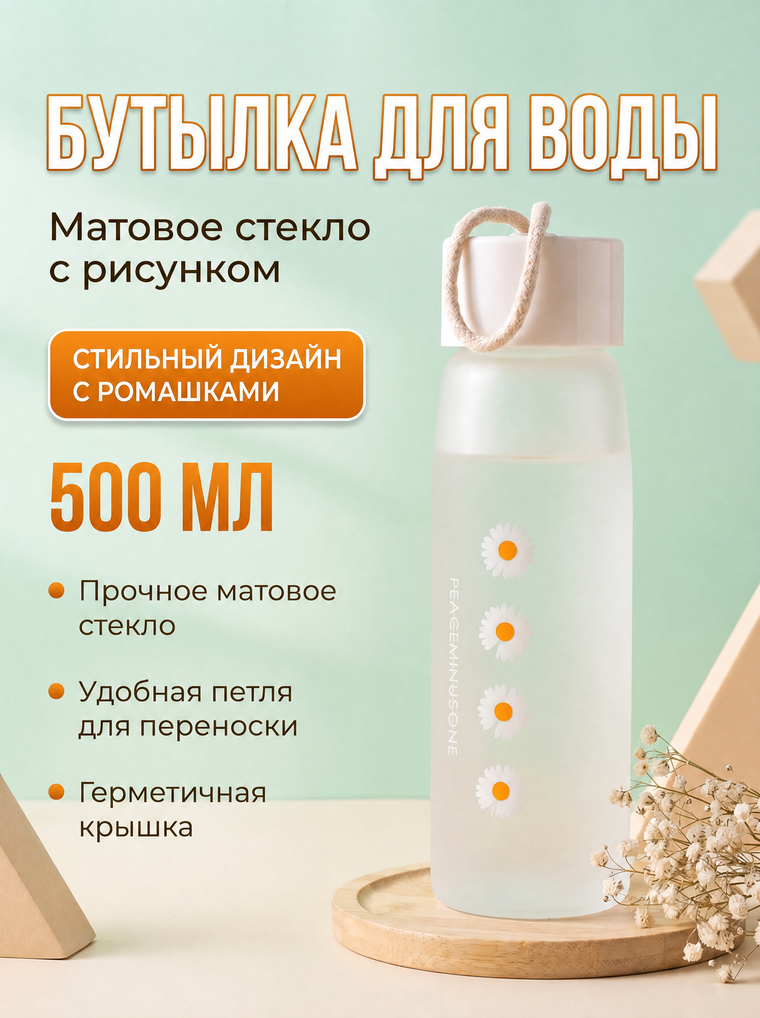 Готовая карточка: бутылка для воды